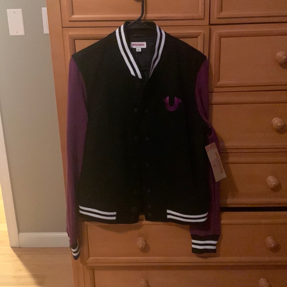 True Religion size large jacket NWT never worn